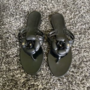 Authentic Camellia CHANEL sandals